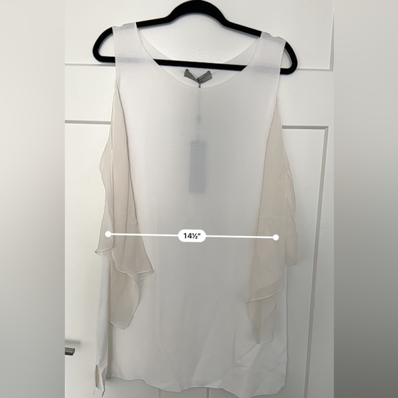 D.Exterior Women’s Large Blouse white - Picture 2 of 7